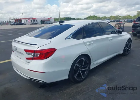2021 Honda Accord Sport из США, поврежденный, VIN 1HGCV1F30MA065289